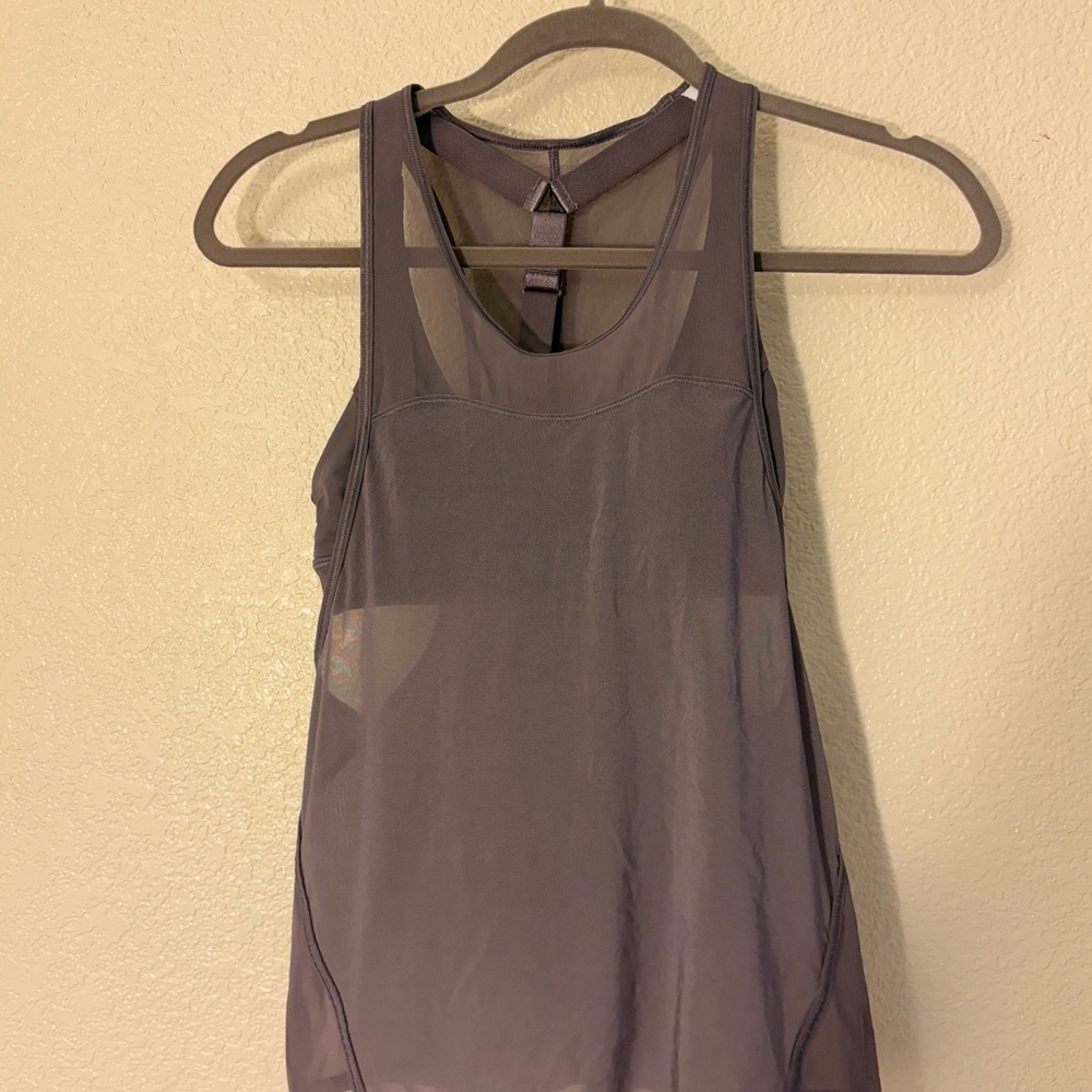 Lululemon Athletica Charcoal Tank Top